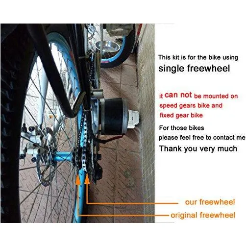 Electric Bike 36V/250W DC Motor Brush Conversion Kit