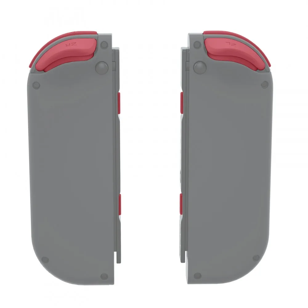 eXtremeRate Indian Red Replacement ABXY Direction Keys SR SL L R ZR ZL Trigger Buttons Springs, Full Set Buttons Repair Kits with Tools for NS Switch JoyCon & OLED JoyCon - JoyCon Shell NOT Included - AJ219
