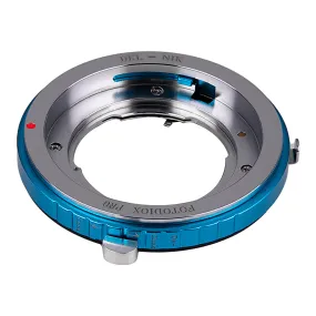 Fotodiox Pro Lens Mount Adapter - Deckel-Bayonett (Deckel Bayonet, DKL) Mount SLR Lens to Nikon F Mount SLR Camera Body with Selectable Clicked / Declicked Aperture Control