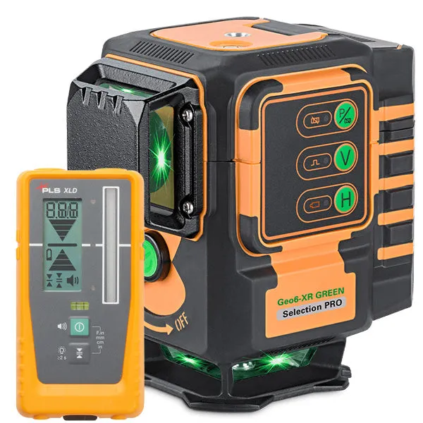 geo-Fennel Geo6-XR GREEN 3 X 360 Multi-Line Laser Level