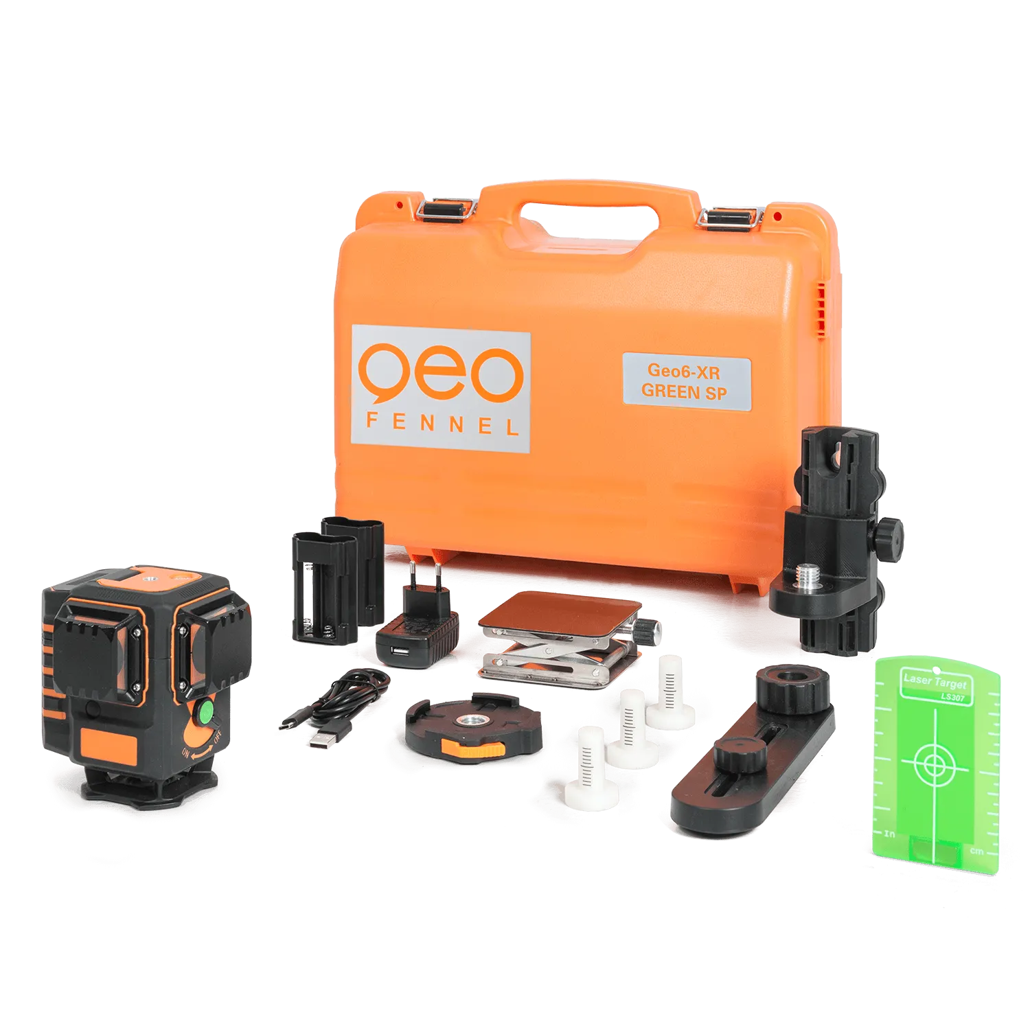 geo-Fennel Geo6-XR GREEN 3 X 360 Multi-Line Laser Level