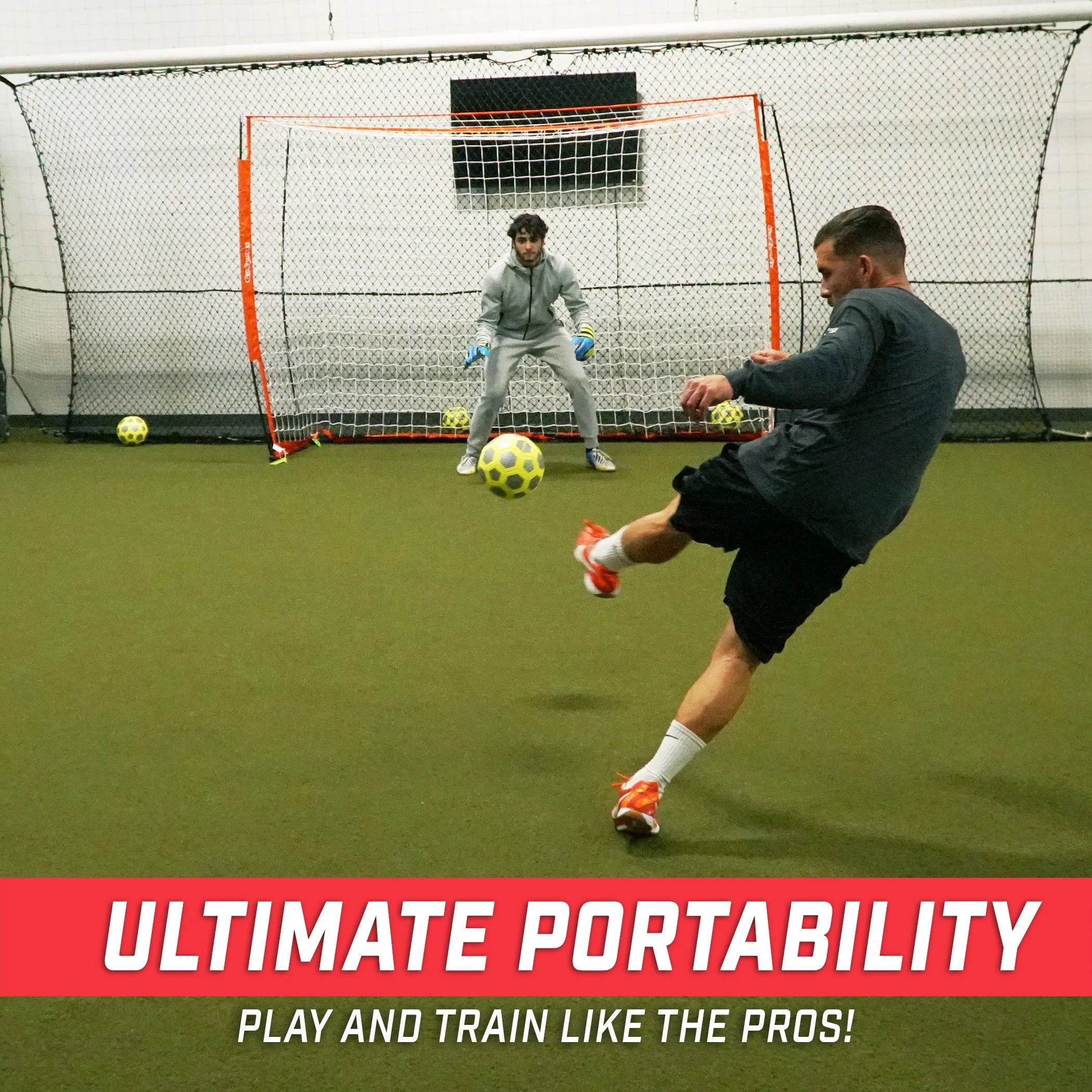 GoSports 3M x 2M ELITE Futsal Soccer Goal