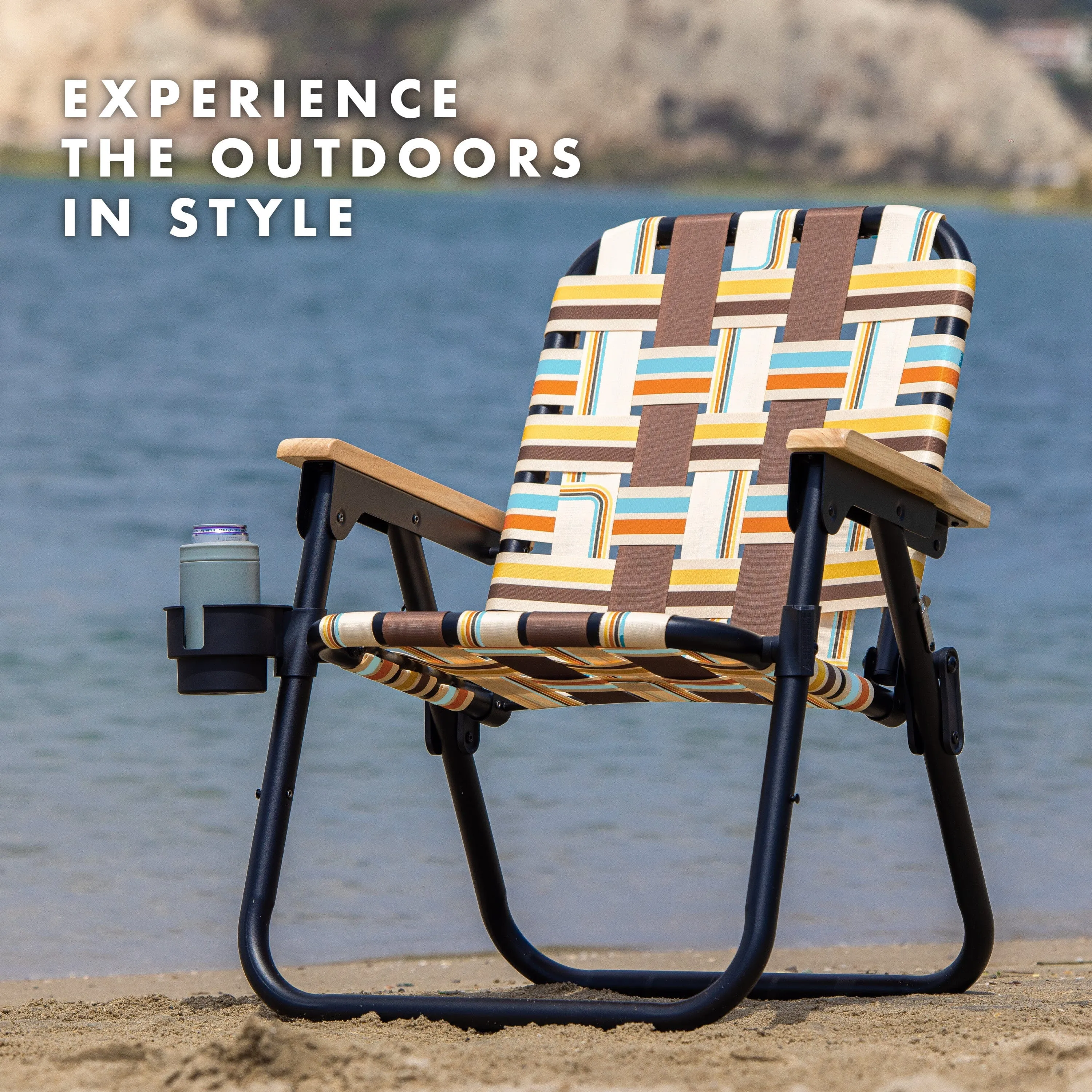 GoSports Outdoors WOVN Premium Beach & Camping Chair - DRIFTER