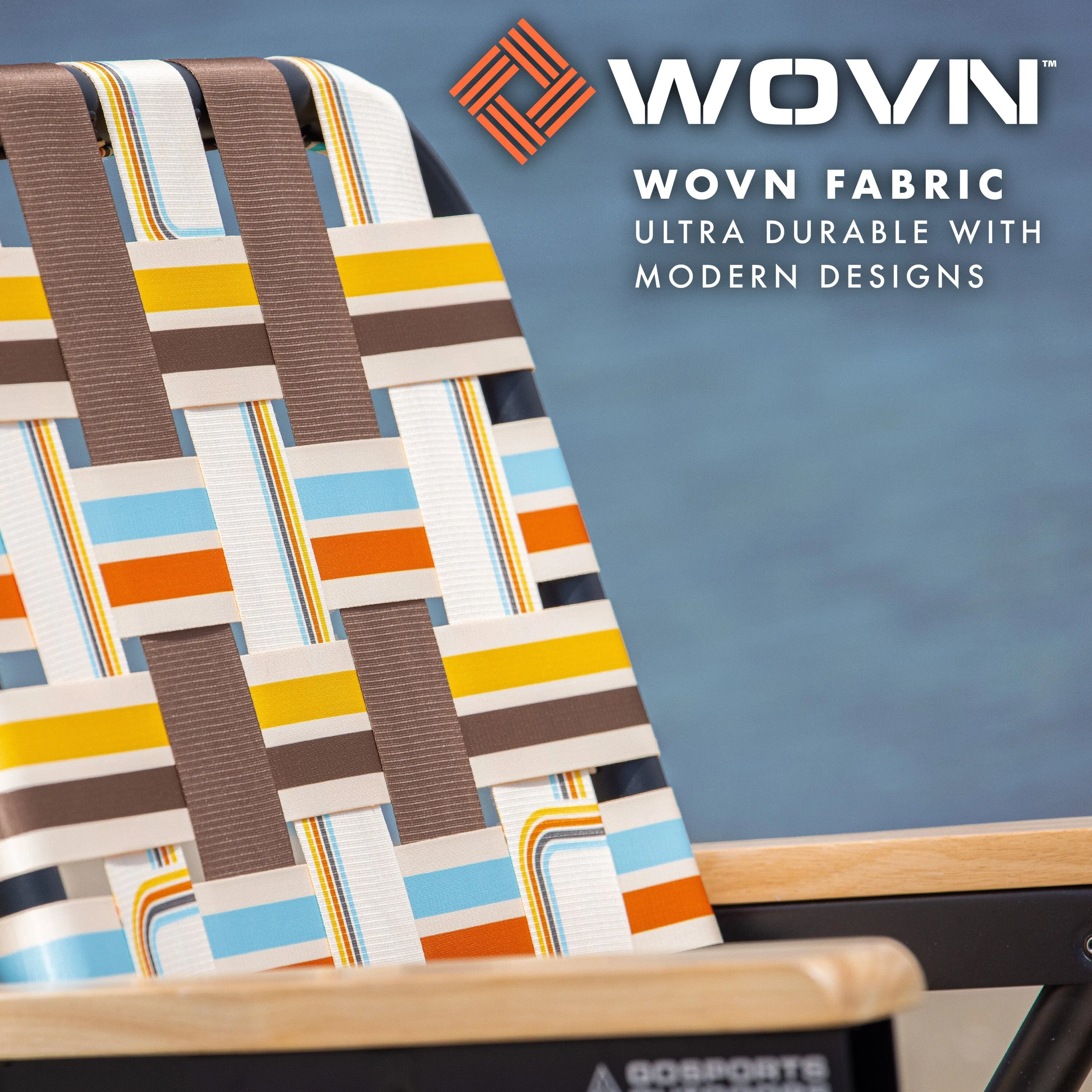GoSports Outdoors WOVN Premium Beach & Camping Chair - DRIFTER