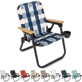 GoSports Outdoors WOVN Premium Beach & Camping Chair - LIDO