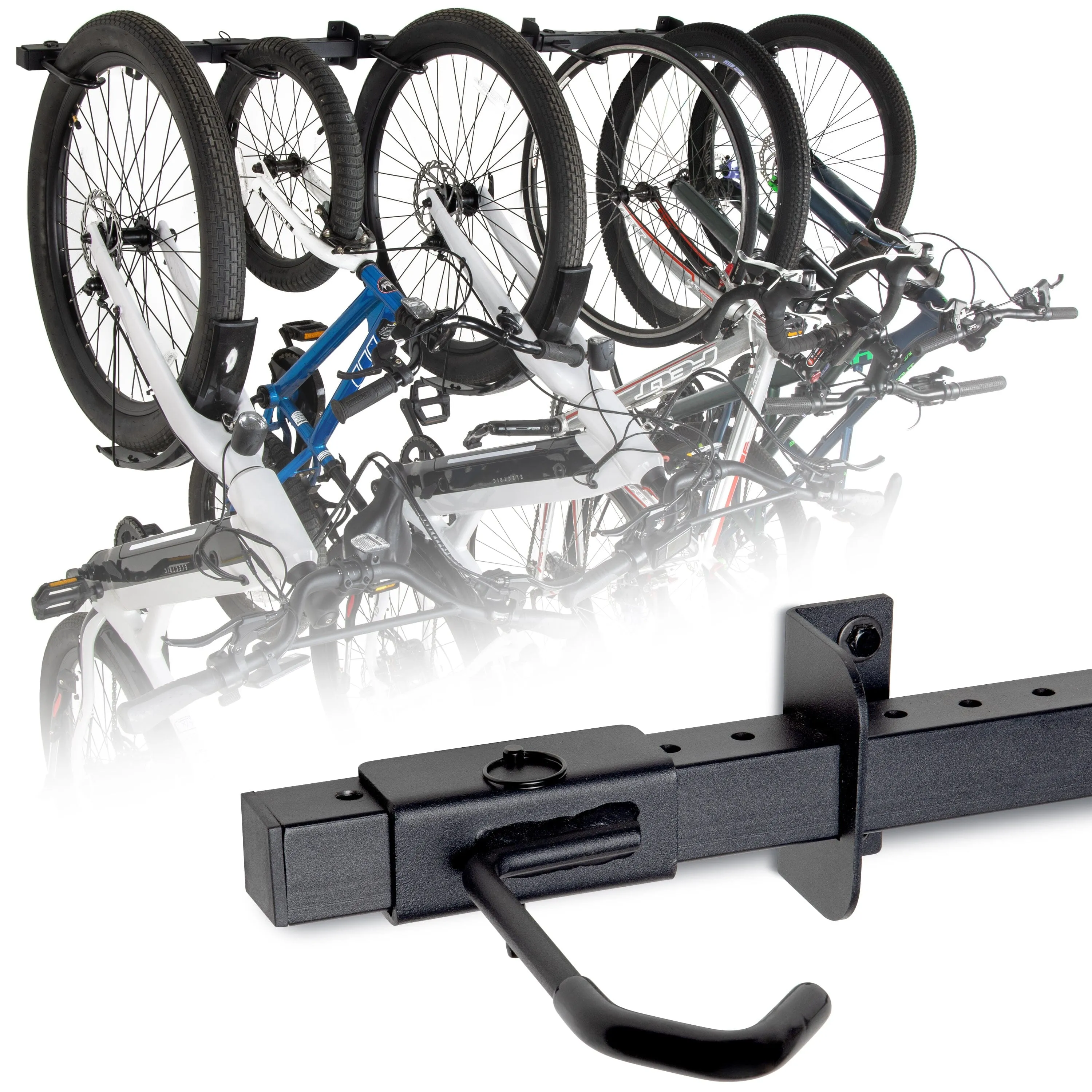 GoSports Wall Mounted Bike Rack for Garage