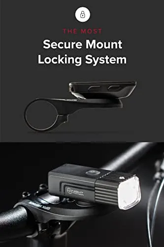 GPX-950 Go-Pro Mountable Bike Light USB-C Rechargeable Front and Back Bicycle Lights for Night Riding (950 Lumens)
