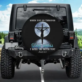 Jesus Christ Holy Bible Trailer Spare Tire Cover Christian Tire Covers - Christian Tire Cover