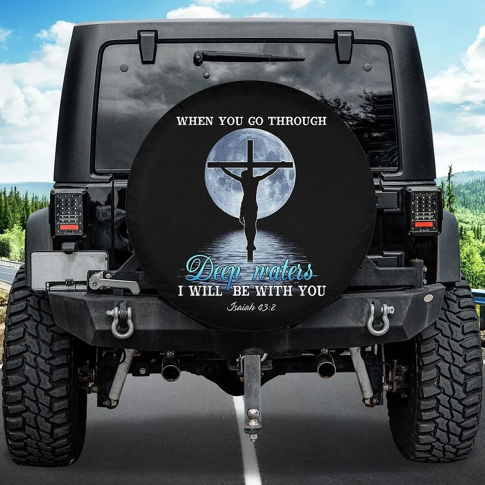 Jesus Christ Holy Bible Trailer Spare Tire Cover Christian Tire Covers - Christian Tire Cover