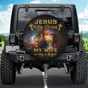 Jesus Christ Lion Of Judah Spare Tire Cover Jesus Is My Savior Holy Bible Spare Tire Covers