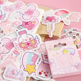 Kawaii Laser Cut Stickers Packs