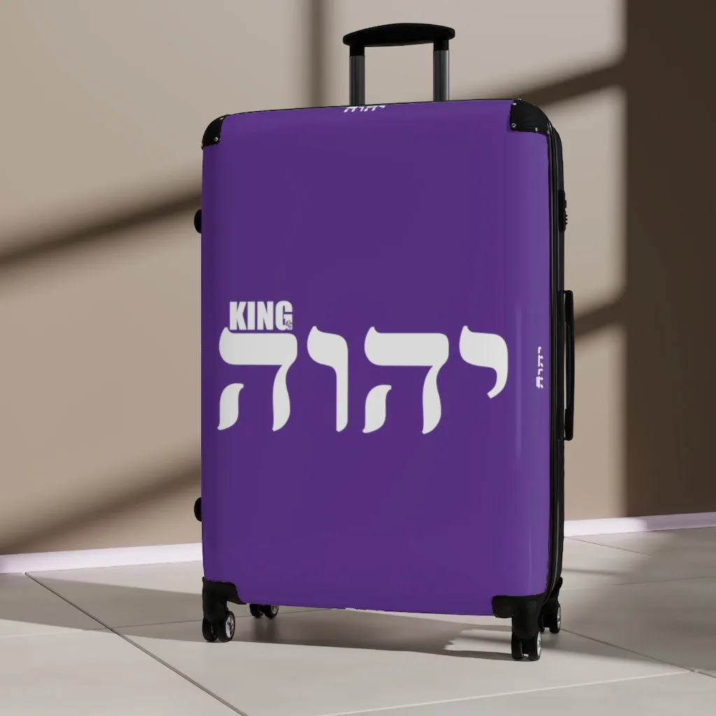 King YAHWEH "Amplified" Suitcase (Purple)