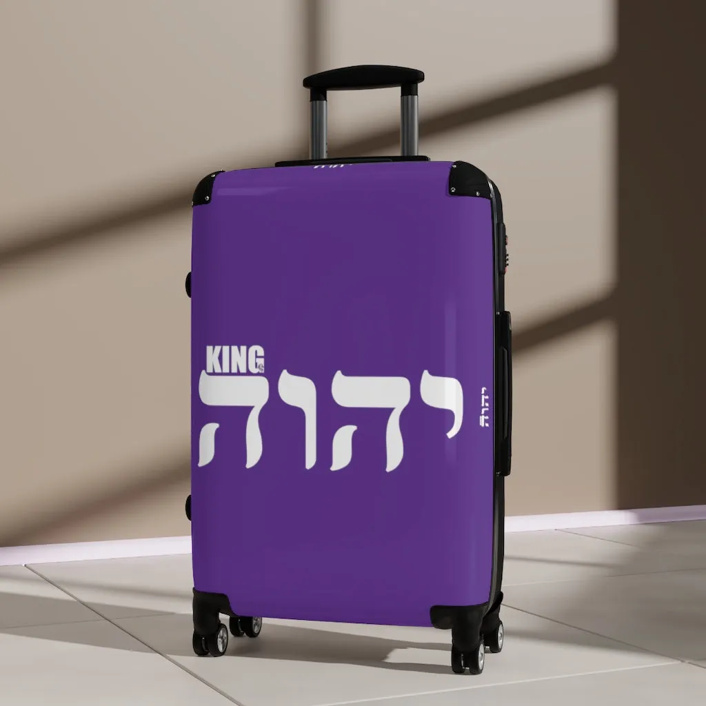 King YAHWEH "Amplified" Suitcase (Purple)
