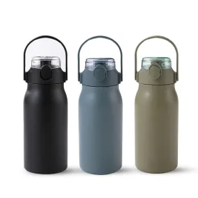Kuber Industries Water Bottle | Vacuum Insulated Travel Bottle | Hot & Cold Water Bottle | Sipper Lid & Handle Water Bottle | 1000 ML | Pack of 3 | HH-22111D | HH-22111A | HH-22111B | Multi