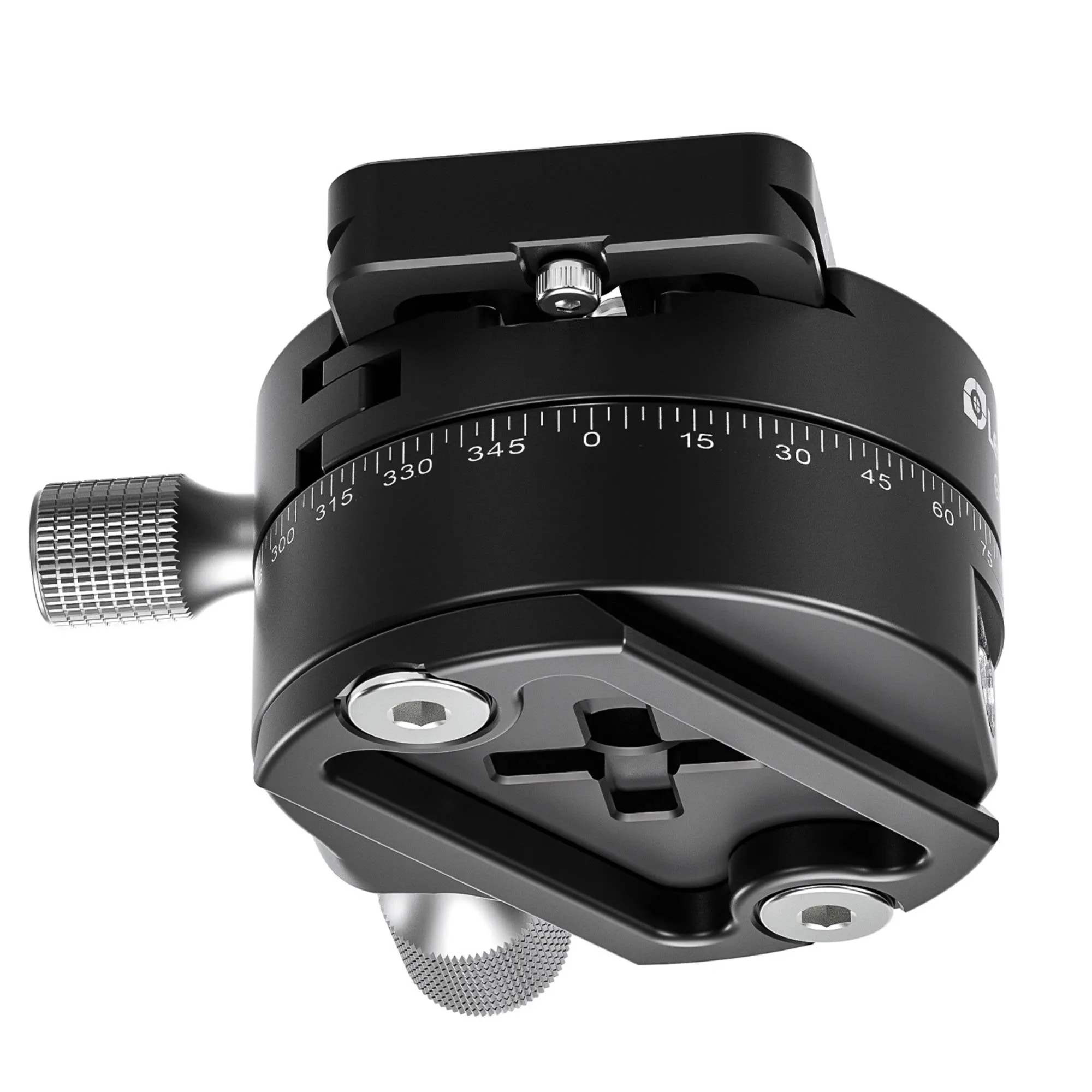Leofoto GR-2 60mm Geared Panning Clamp with QP-70N Plate