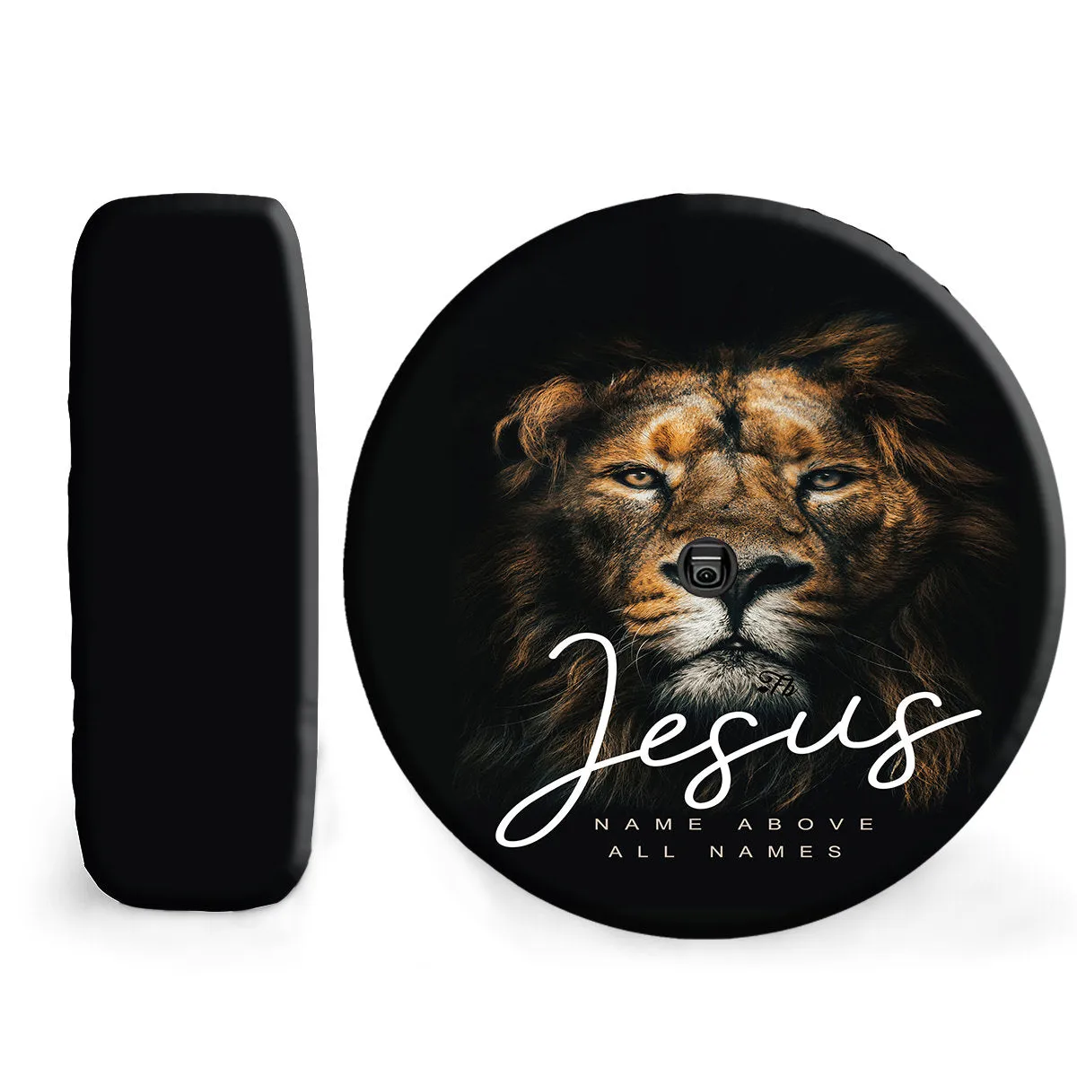 Lion Jesus Spare Tire Cover Jesus Name Abobe All Names Christian Gift - Jesus Gift Spare Tire Cover