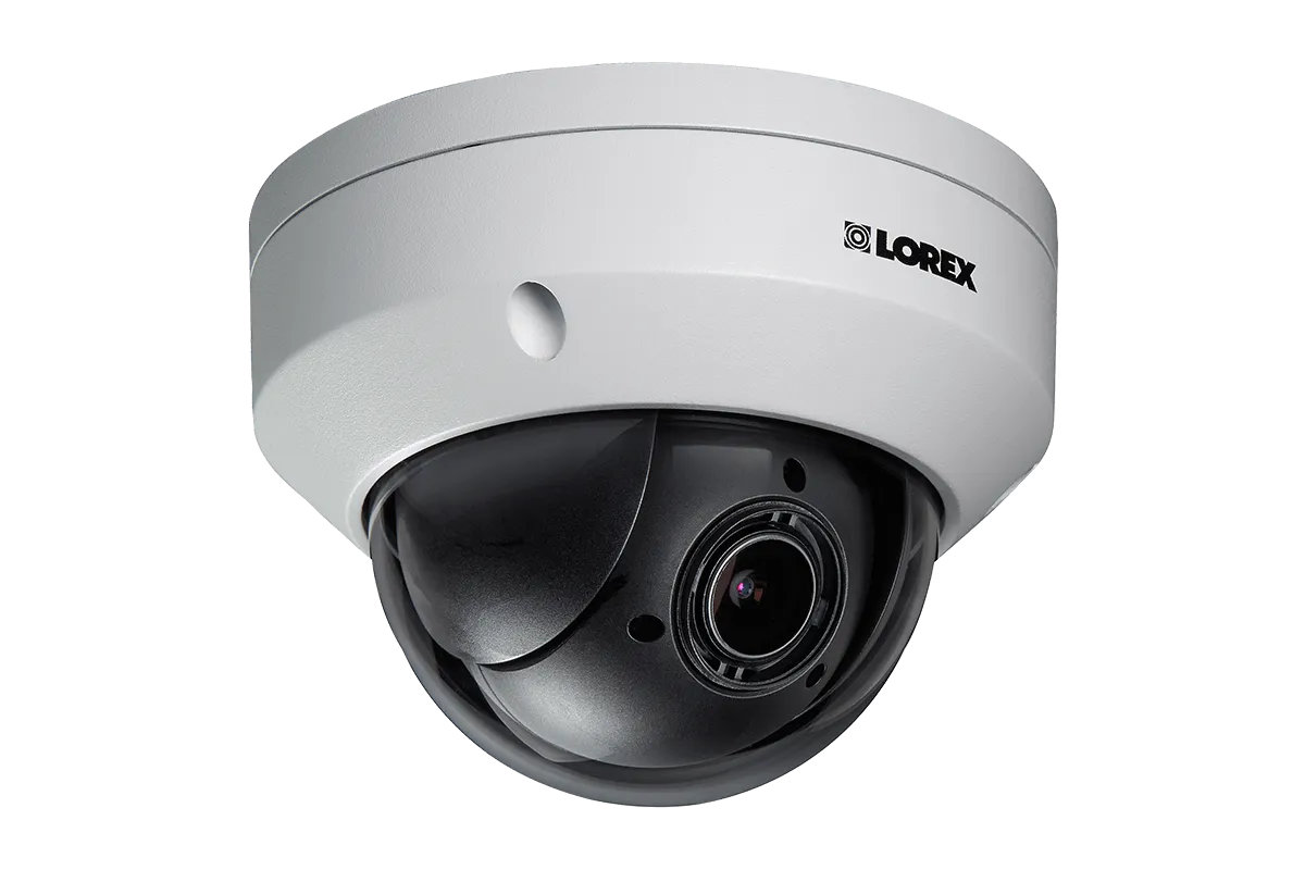Lorex 16-Channel Wired NVR System with Eight Pan-Tilt-Zoom Outdoor Metal Cameras