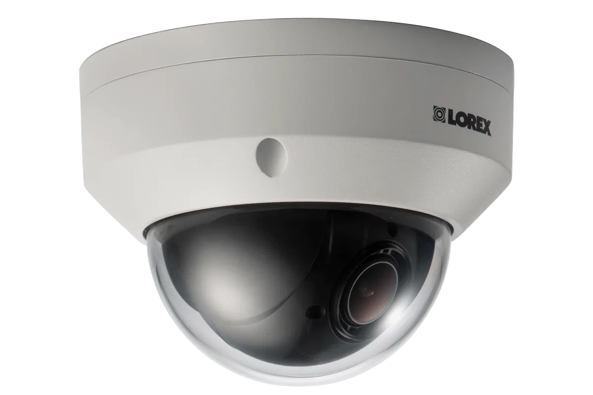 Lorex 16-Channel Wired NVR System with Eight Pan-Tilt-Zoom Outdoor Metal Cameras