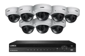Lorex 16-Channel Wired NVR System with Eight Pan-Tilt-Zoom Outdoor Metal Cameras