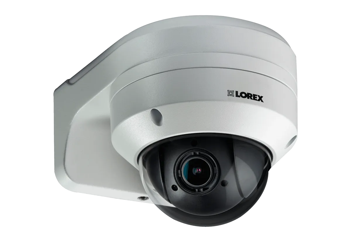 Lorex 16-Channel Wired NVR System with Eight Pan-Tilt-Zoom Outdoor Metal Cameras