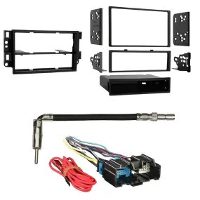 Metra 99-3306 1 or 2 DIN Dash Kit  w/ Wire Harness & Antenna Adapter for 2007-2008 Chevrolet G3