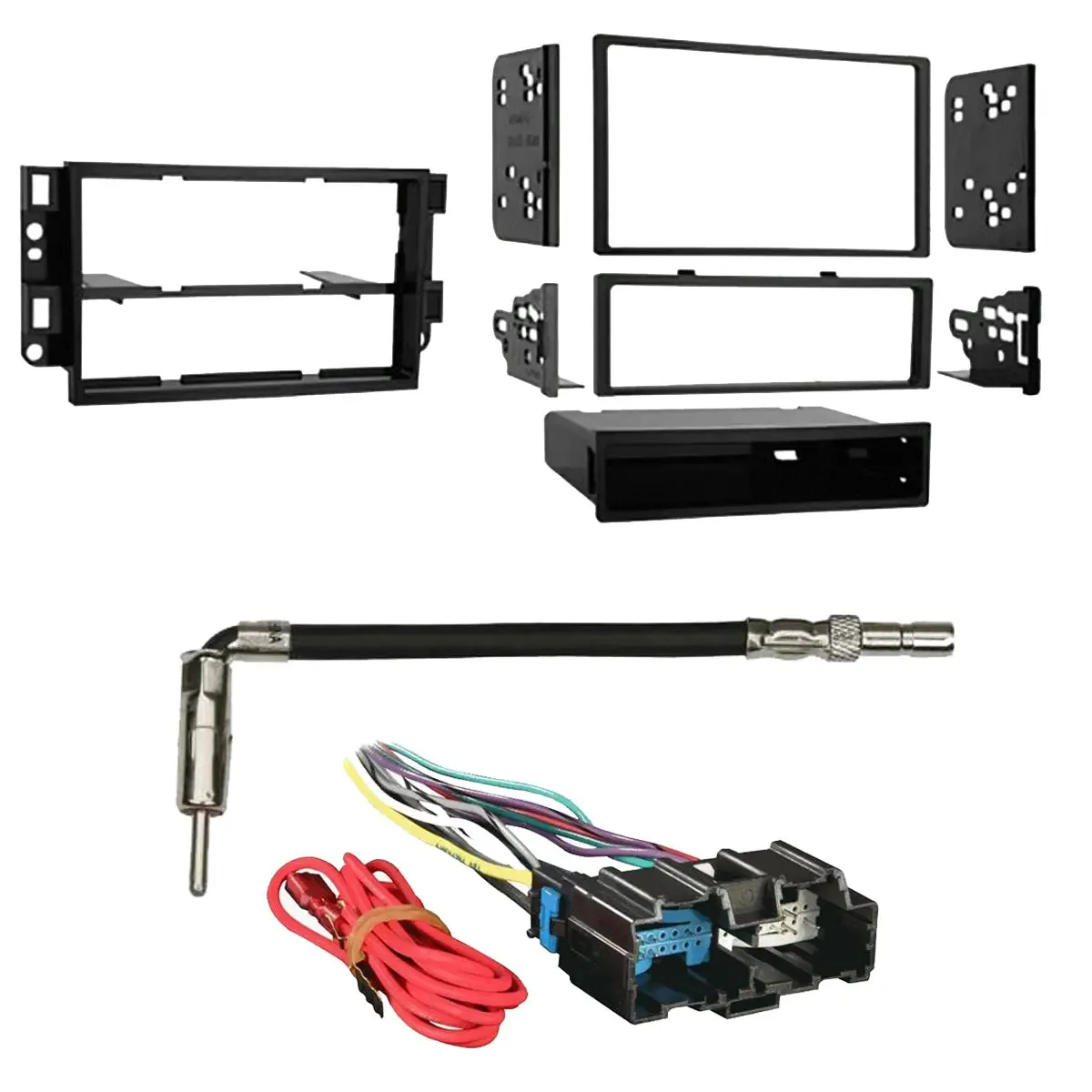 Metra 99-3306 1 or 2 DIN Dash Kit  w/ Wire Harness & Antenna Adapter for 2007-2008 Chevrolet G3