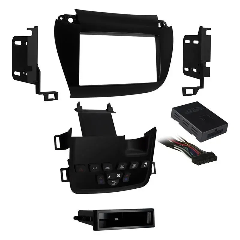 Metra 99-6520B Black 1 or 2 DIN Dash for Dodge Journey with Antenna Adapter
