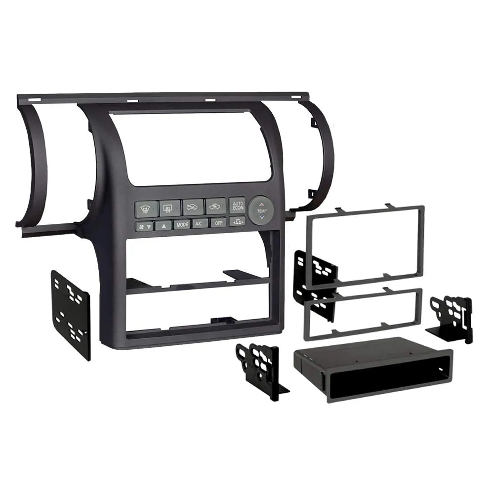 Metra 99-7604B Black Single or Double DIN Dash Kit for select 2003-2004 Infiniti G35 w/out Navi