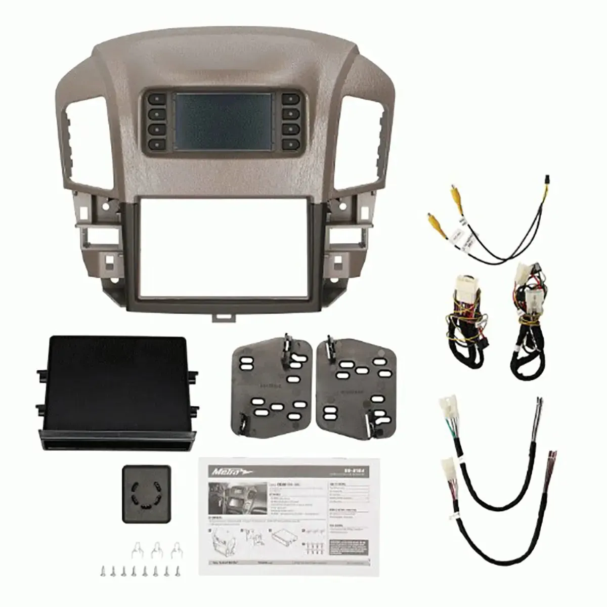 Metra 99-8164T 2 DIN Car Stereo Dash Kit for Select 1999-2003 Lexus RX300 Vehicles