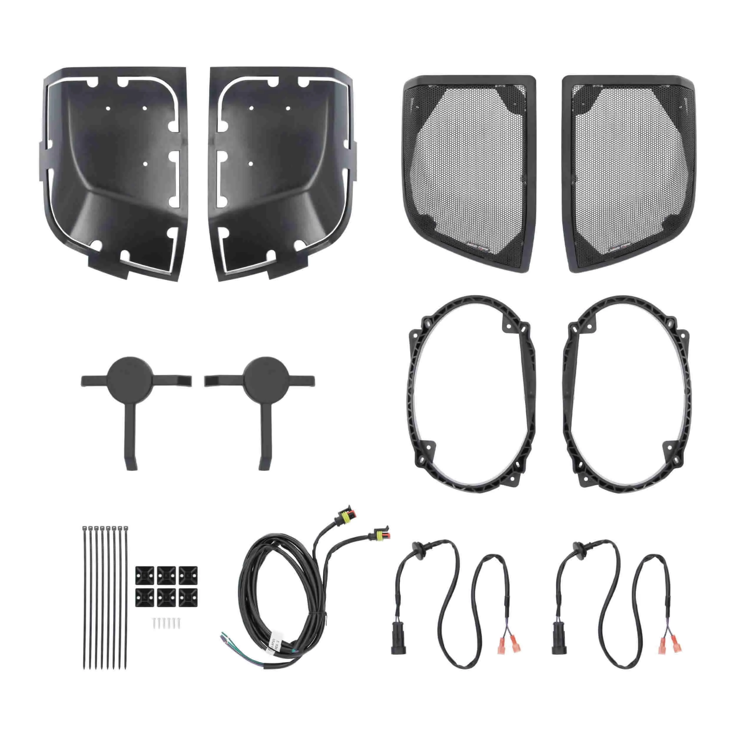 Metra BC-HDC69-2 6x9" Speaker Adapters Cut-In Saddlebag Lids for select 2014-2023 Harley Davidson