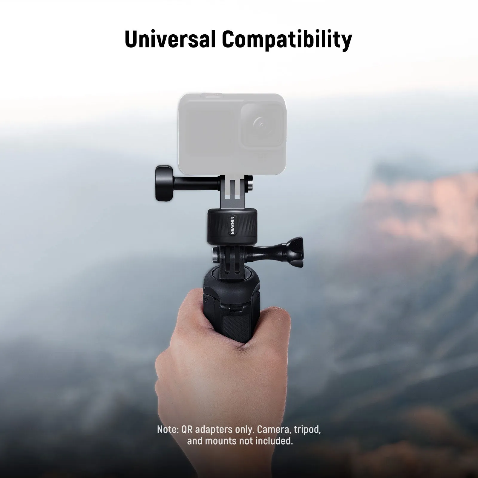 NEEWER GP-21 Magnetic Quick Release Tripod Mount Adapter Set For GoPro Hero