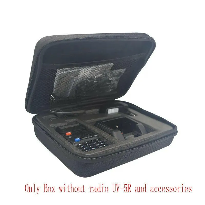 New Case Carring Handbag Storage Box For BAOFENG UV-5R UV-5RE UV-82 8D  TYT TH-F8 Walkie Talkie Launch Hunting Bag
