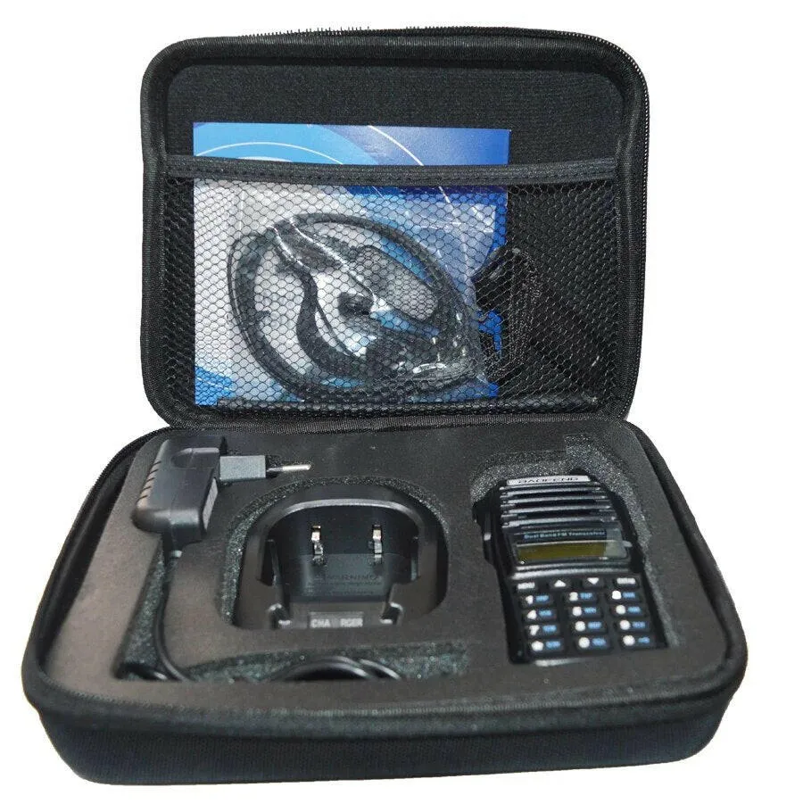 New Case Carring Handbag Storage Box For BAOFENG UV-5R UV-5RE UV-82 8D  TYT TH-F8 Walkie Talkie Launch Hunting Bag