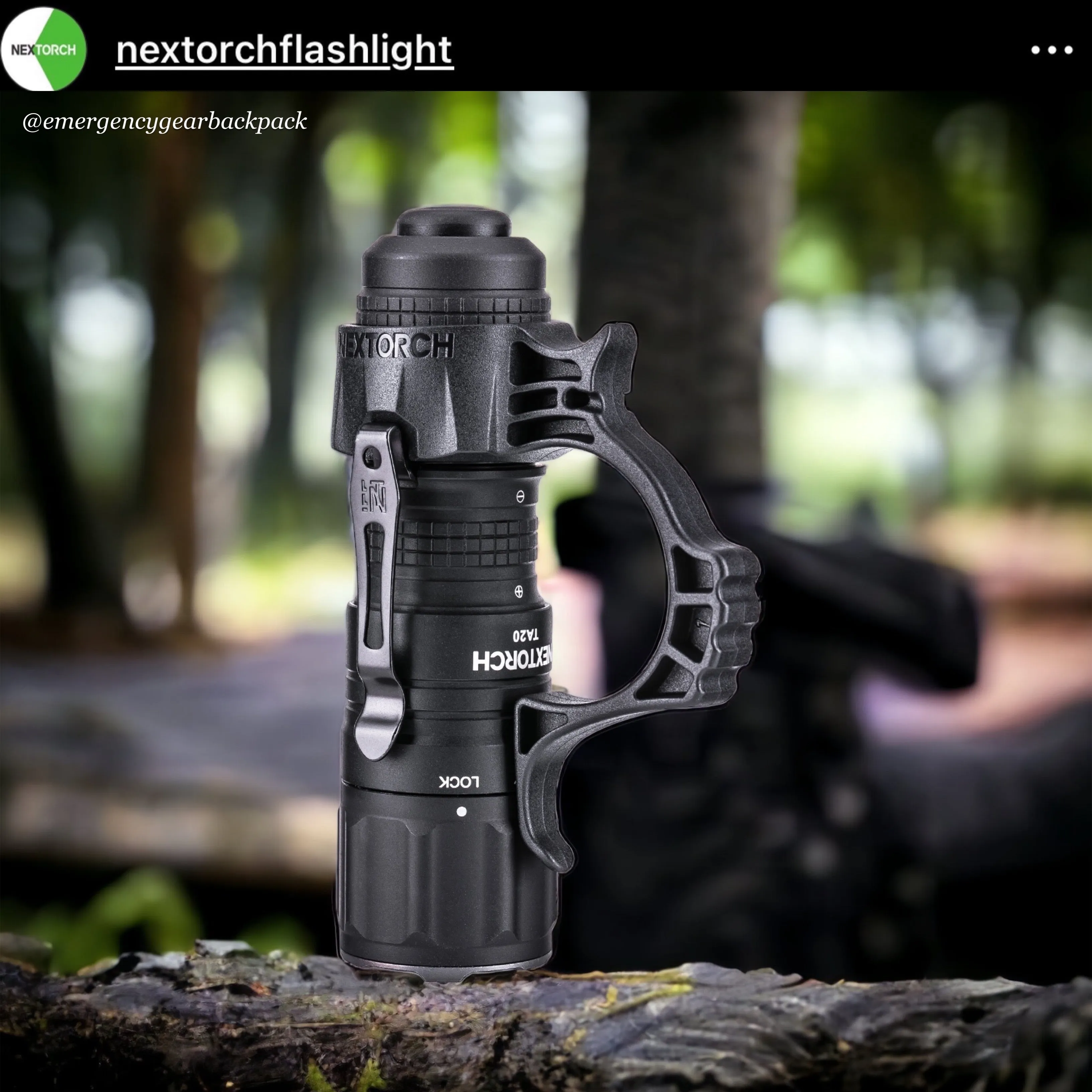 NEXTORCH TA20 Tri-Setting  Compact Tactical Flashlight 1000LMS 210M
