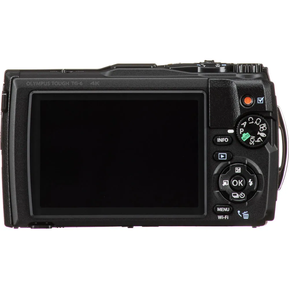 Olympus Tough TG-6 12MP  Water, Crush, Shock, Freeze & Dustproof Digital Camera Black