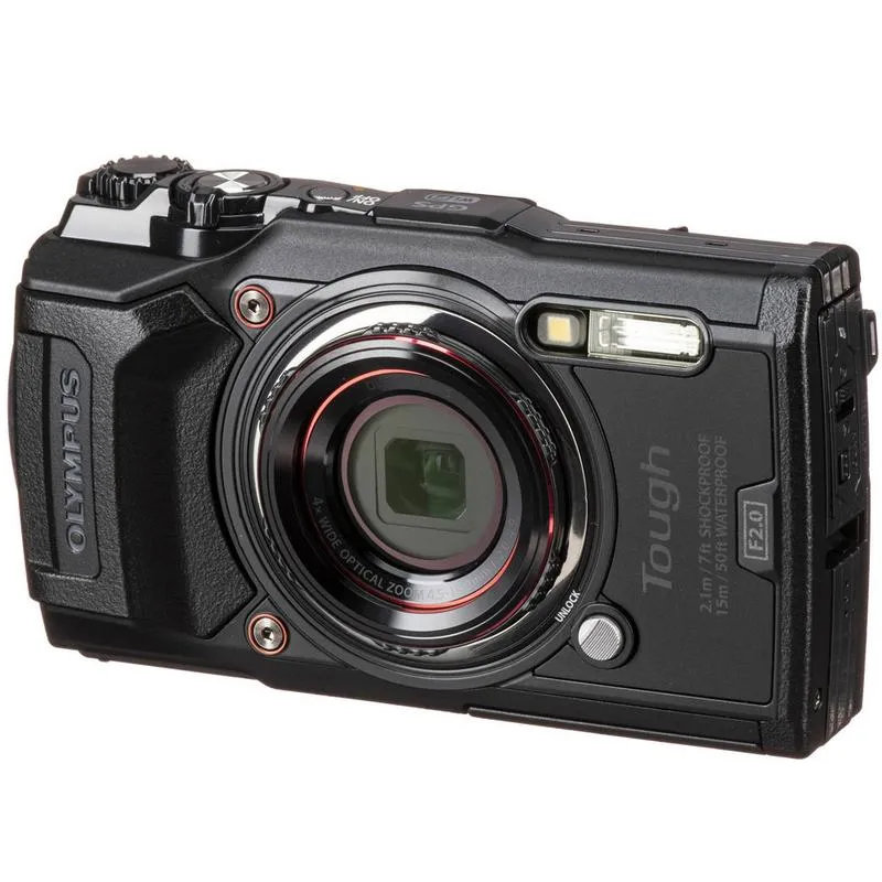 OLYMPUS Tough TG-6 12MP Waterproof W-Fi Digital Camera Black with 32GB Card   Accessory Kit