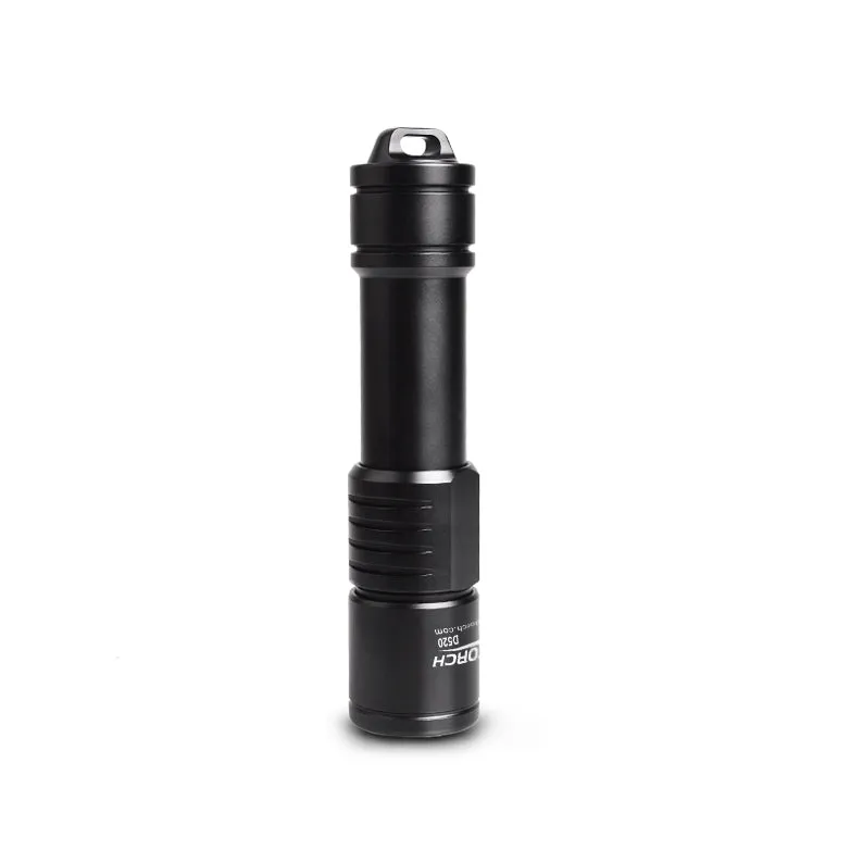 Orcatorch D520 Dive Light With a Mechanically Rotary Switch