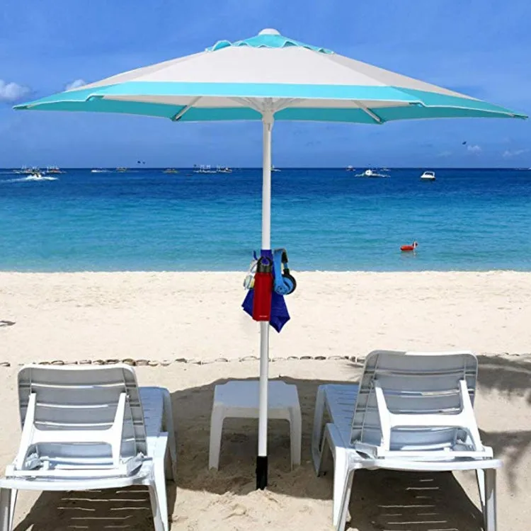 Outdoor Beach Umbrella Hook Nail Four Legs Hooks Garden Umbrella Plastic Four Prongs Hanger(Red)