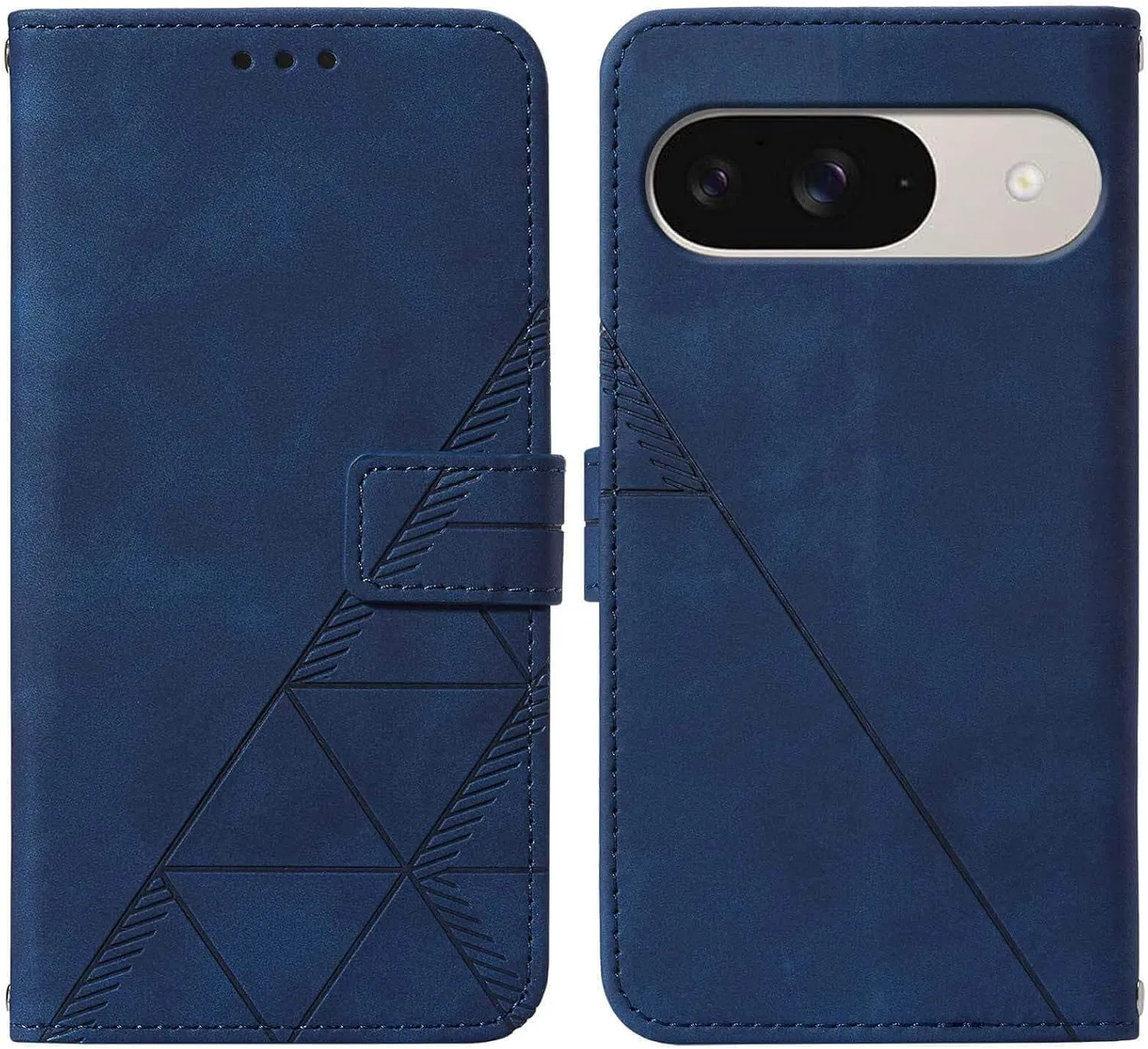 Pixel 9 Pro Wallet Card Holder Leather Folio Flip Case