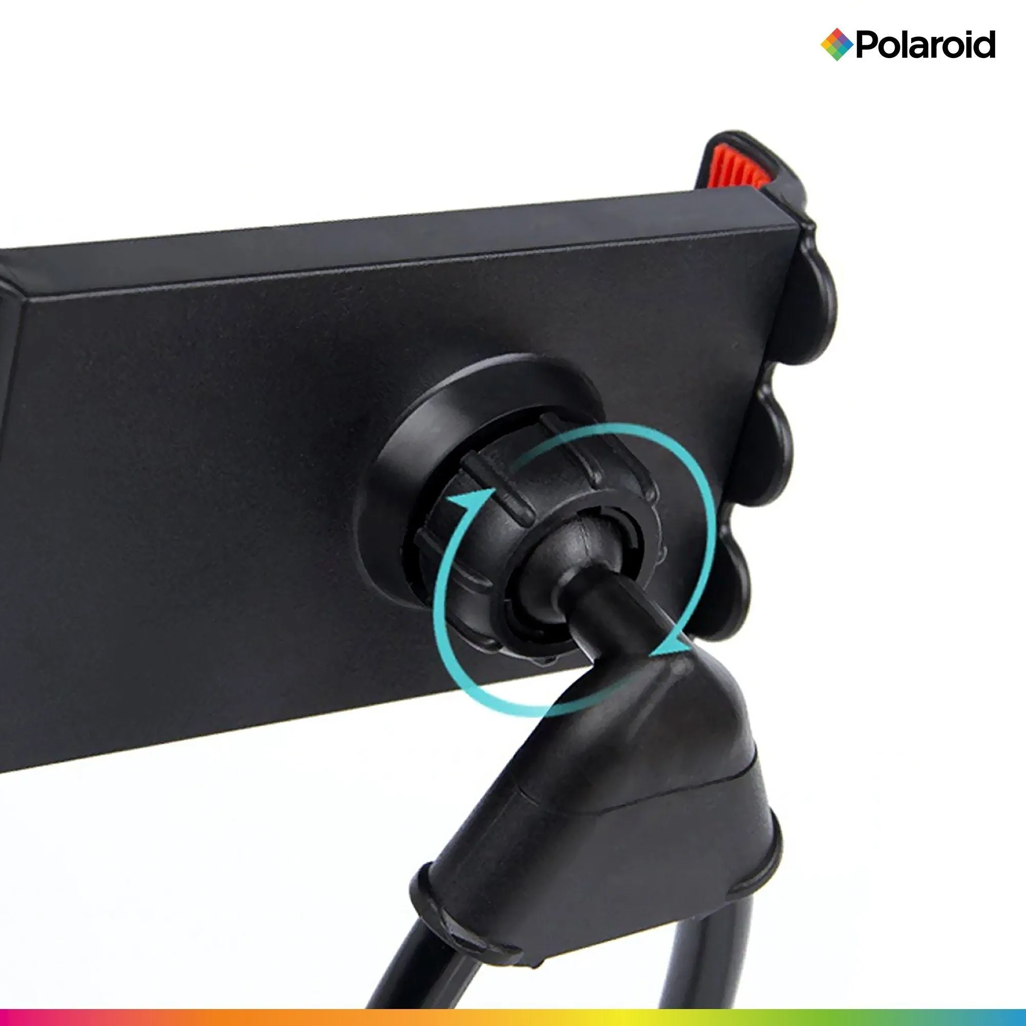 Polaroid FlexiblNeck Phone Holder, Gooseneck Hands Free Smartphone Mount - Adjustable Selfie Stick