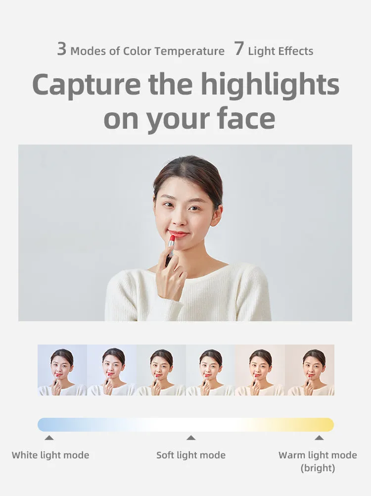 Portable Selfie Retractable LED Light Phone Holder With Remote Control - Premium Model