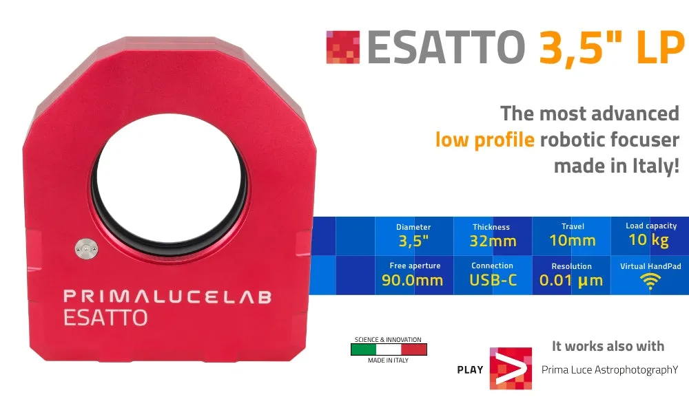 PrimaLuce Lab ESATTO 3,5” LP robotic focuser