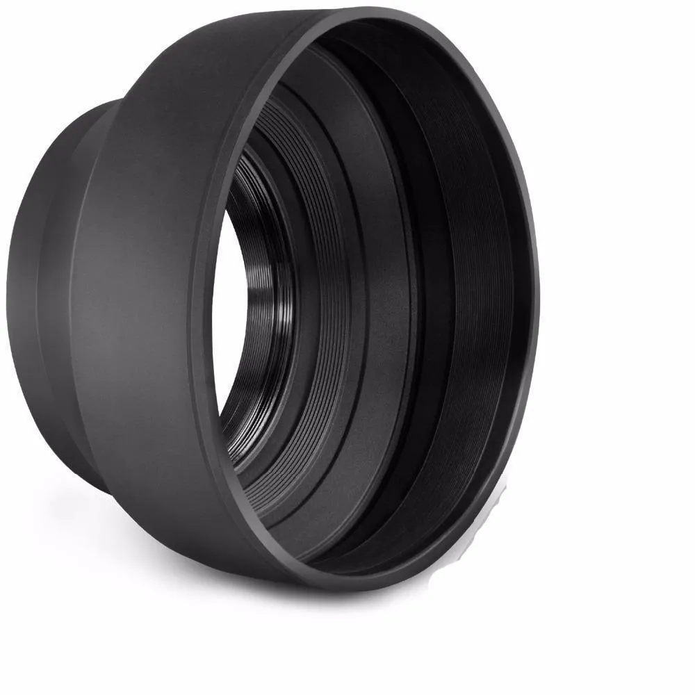 PROFESSIONAL 3 STAGE COLLAPSIBLE LENS HOOD