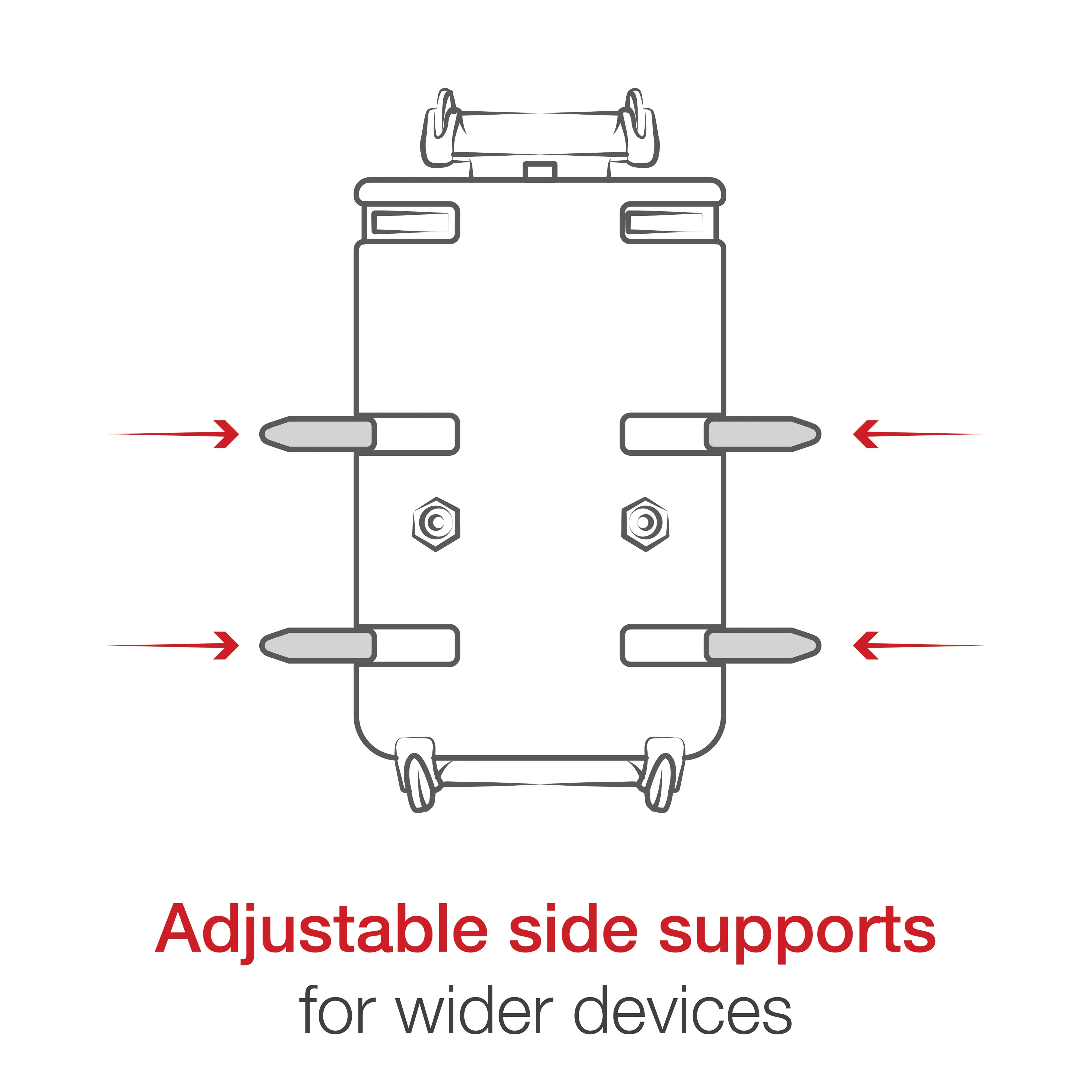 RAM® Quick-Grip™ XL Phone Mount with RAM® Tough-Strap™ Handlebar Base