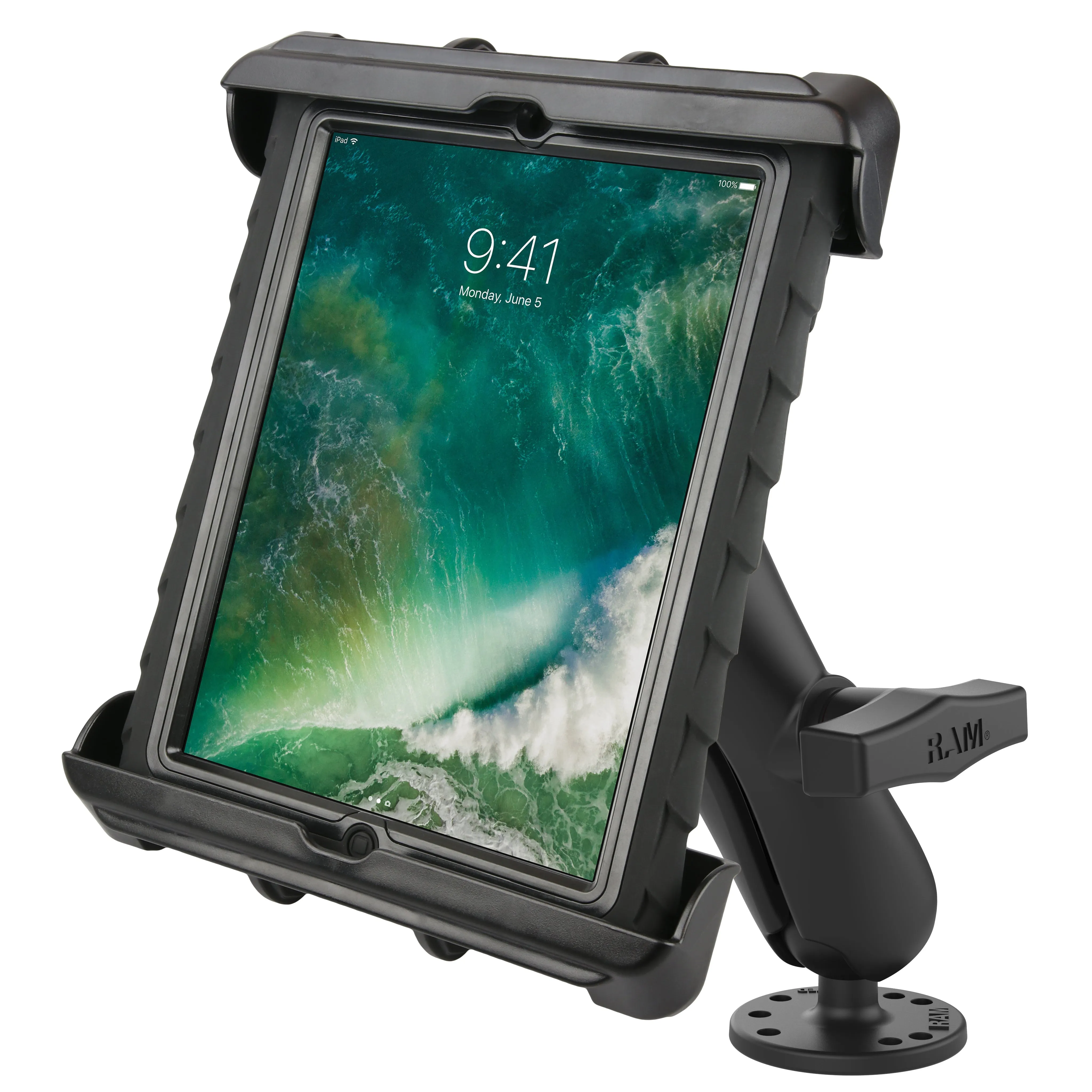 RAM® Tab-Tite™ Flat Surface Mount for iPad Gen 1-4 with Case   More