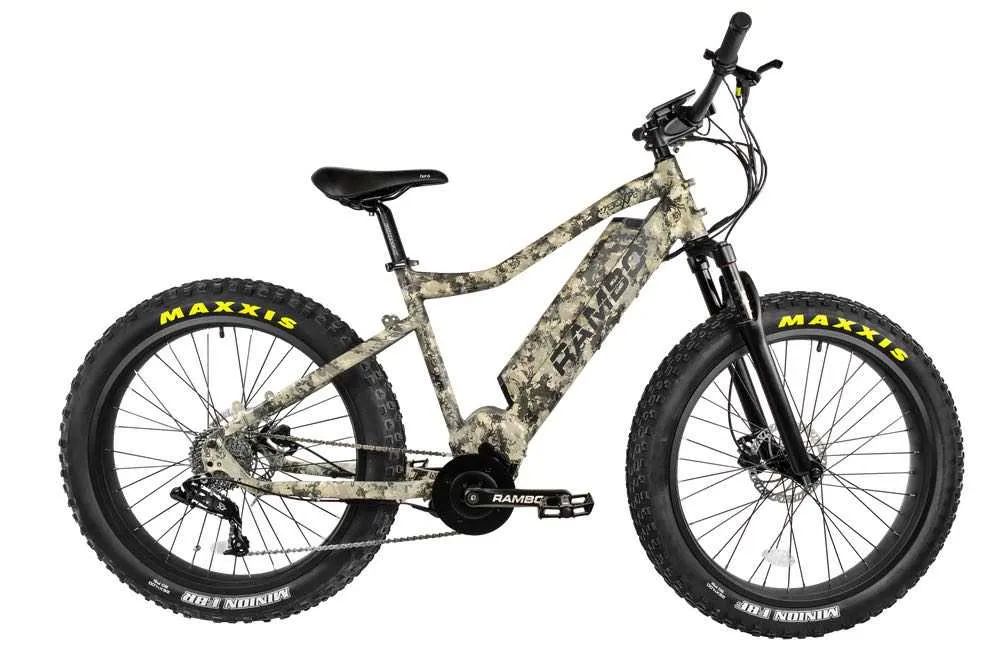 Rambo The Nomad 750W XPC11 All-Terrain Hunting Electric Bike E-Bike