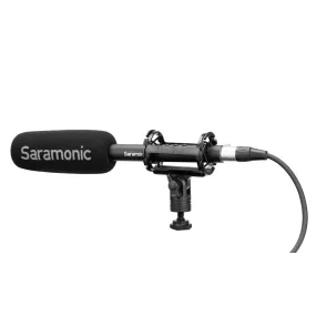 Saramonic SoundBird T3 Professional Shotgun Microphone with Li-Ion Battery, Low-Cut & Hi-Boost Filters, -10dB Pad, Shock Mount, Windscreen, XLR Cable, Hard Case & More