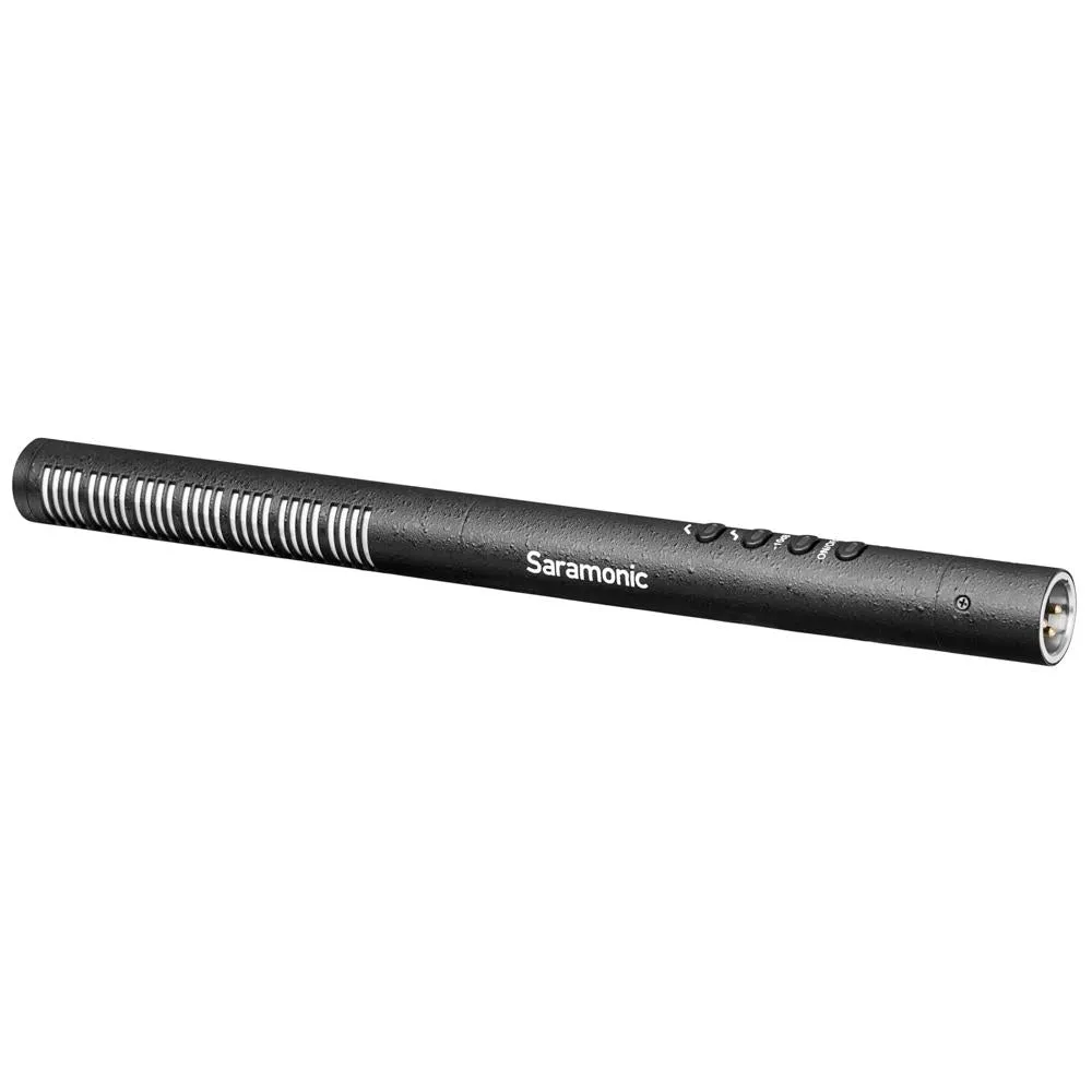 Saramonic SoundBird T3 Professional Shotgun Microphone with Li-Ion Battery, Low-Cut & Hi-Boost Filters, -10dB Pad, Shock Mount, Windscreen, XLR Cable, Hard Case & More