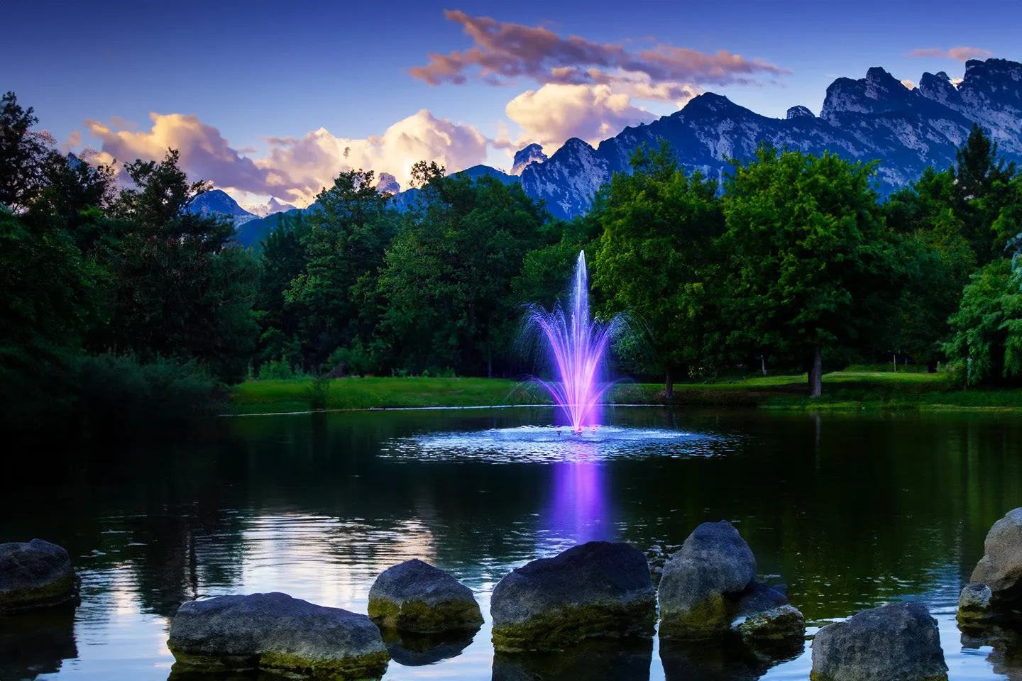 Scott Aerator Amherst Pond Fountain