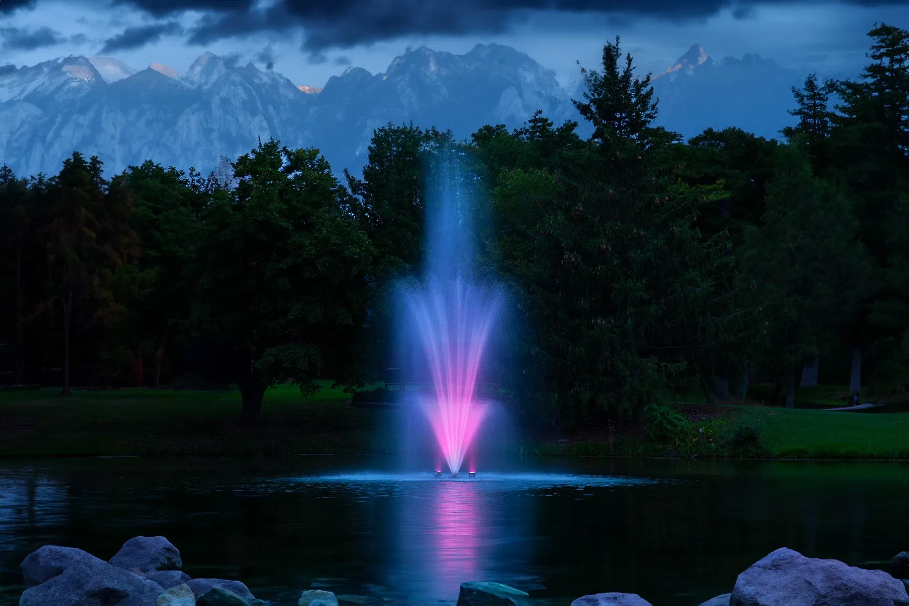 Scott Aerator Amherst Pond Fountain